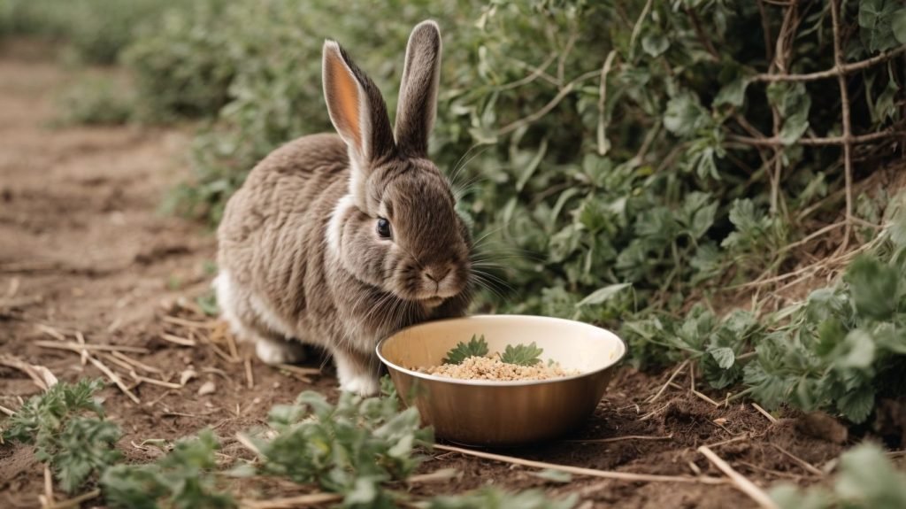 Can rabbits eat all stock feed?